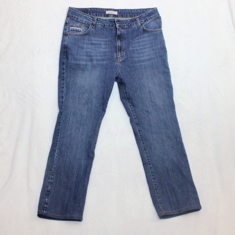 Williams & Kent Men’s Blue Jeans‎ Straight Fit Made in Italy 36x30